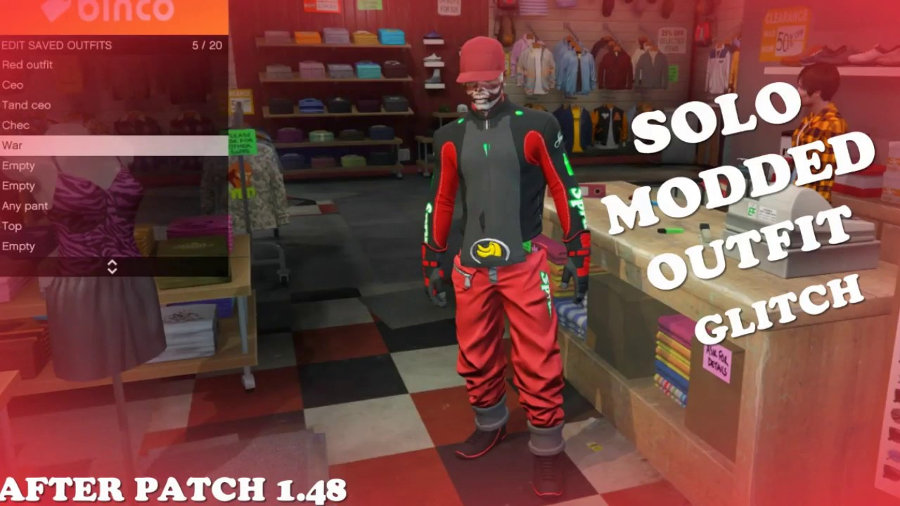 GTA 5 HOW TO CREATE  TOP MODDED OUTFIT USING transfer  glitch