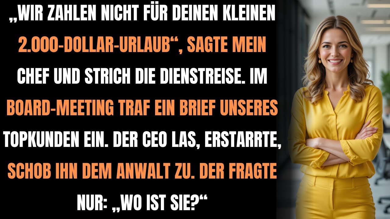 Sie verweigerten mir 2.000 $ – also übernahm ich das ganze Unternehmen 😱