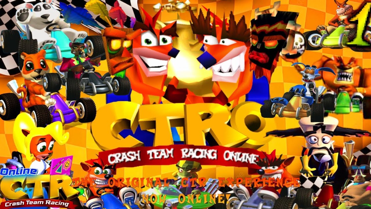 Online CTR: Online Crash Team Racing: TERRY'S 1ST ONLINE RACES ON THE ORIGINAL CTR?! (1)
