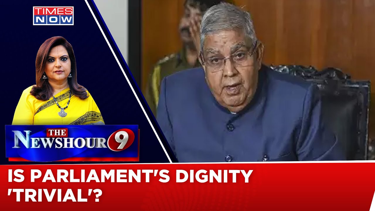 Row Over Jagdeep Dhankhar Mimicry Slur: Is Parliament's Dignity 'Trivial'? | Newshour Debate