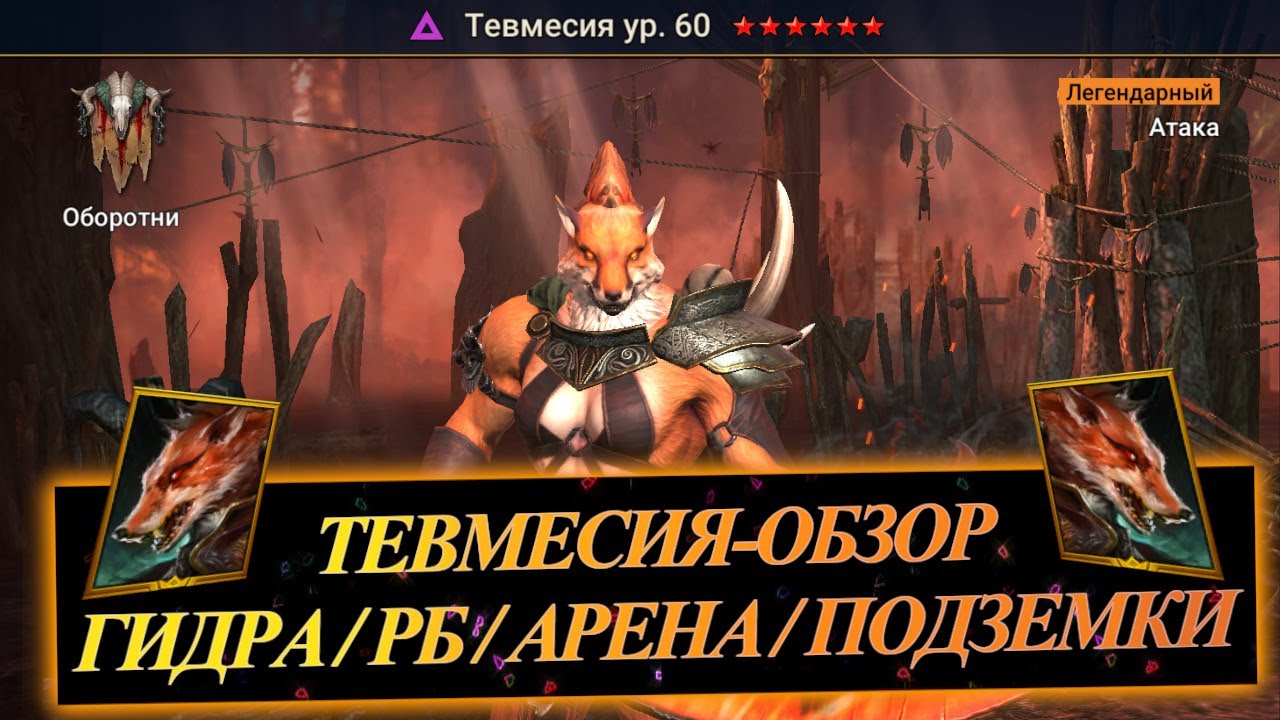 ТЕВМЕСИЯ! ОБЗОР ГЕРОЯ - ТАЛАНТЫ, СЕТЫ, ПОДЗЕМКИ, ГИДРА, АРЕНА, РОКОВАЯ БАШНЯ