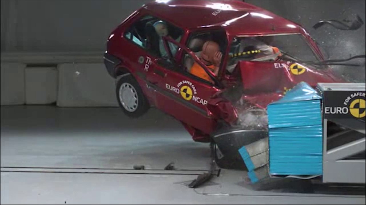 Euro NCAP 20th Anniversary of Life-Saving Crash Tests - Rover 100 | AutoMotoTV