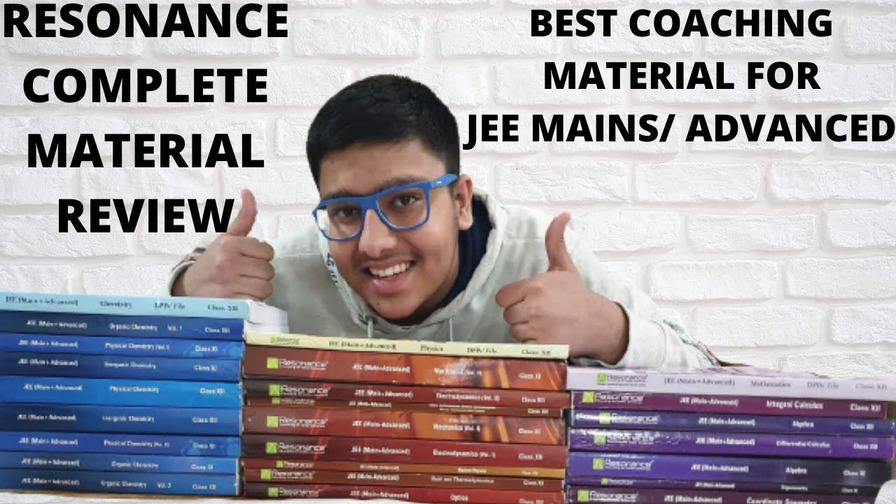 Best coaching material for IIT-JEE MAINS/ADVANCED | Resonance study material for IITJEE Review | dlp