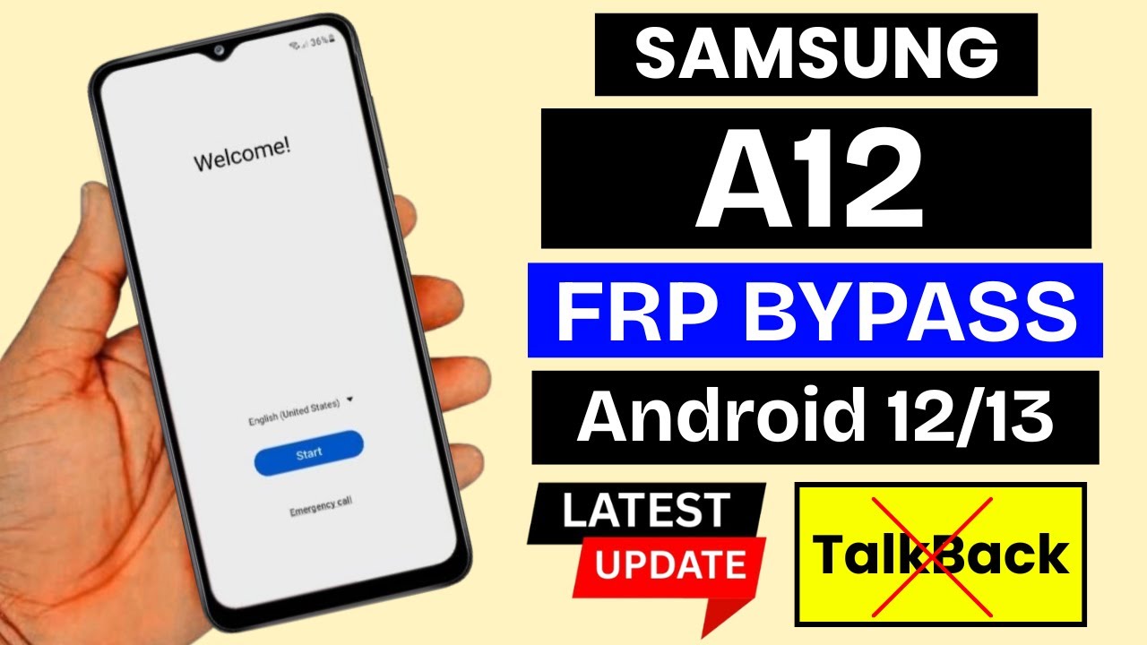 Samsung Galaxy A12 FRP Bypass Android 12/13 Without PC | No TalkBack Needed — New Method 2025