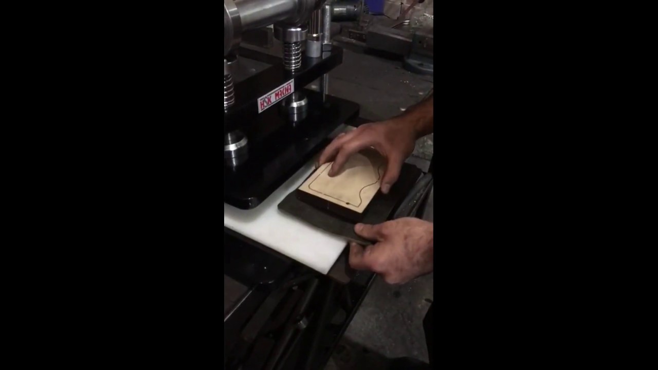 Manuel Deri Kesim Presi / Hand Operated Manual Clicker Press