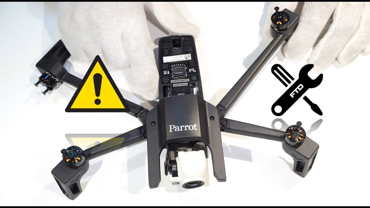 PARROT ANAFI sostituzione braccio ⚠ CRASH ⚠ 🇮🇹