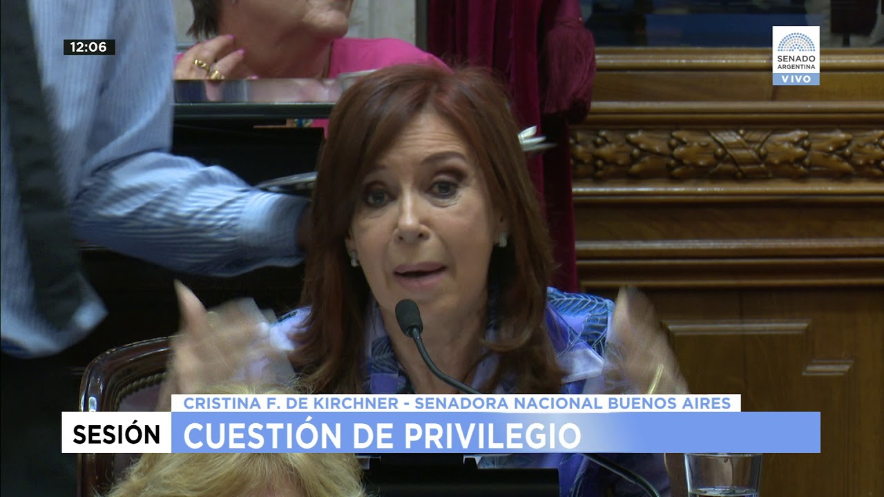 Cristina y su cruce con Michetti en el Senado