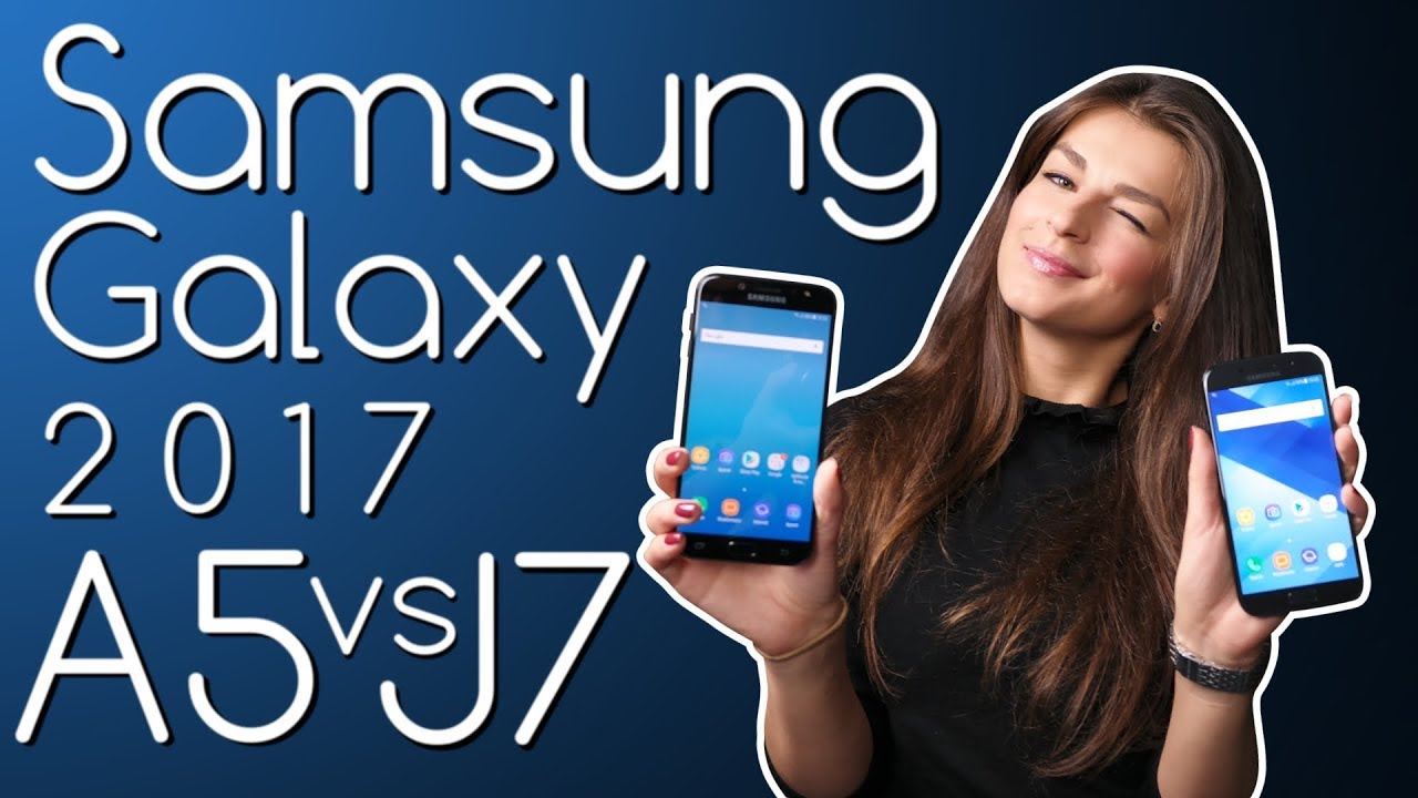 Samsung Galaxy J7 2017 vs Galaxy A5 2017 - Porównanie / Test / Opinie / Comparison