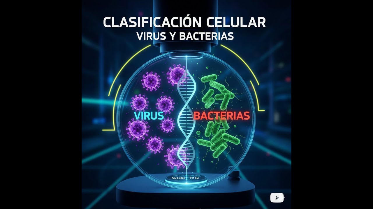 CLASIFICACIÓN CELULAR: VIRUS Y BACTERIAS