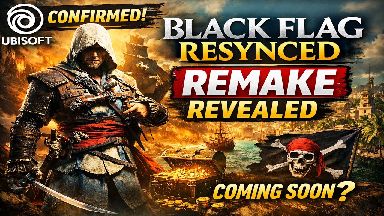 Assassin’s Creed Black Flag Resynced CONFIRMED – Ubisoft Finally Reveals the Remake