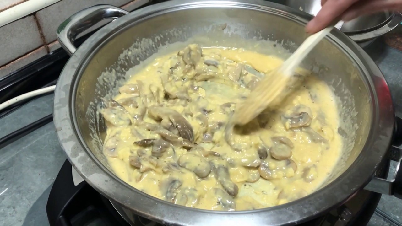 Revuelto de setas y champiñones en Sartén AMC