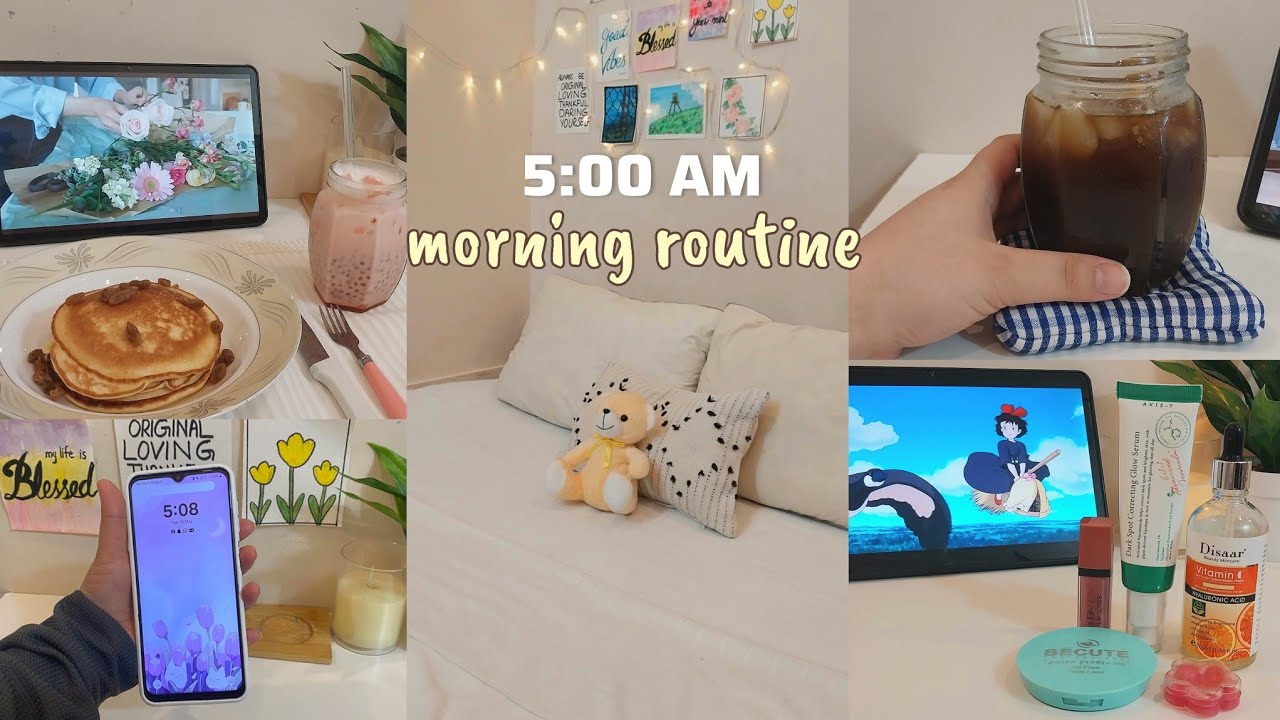 5AM Morning Routine | Silent Aesthetic Vlog