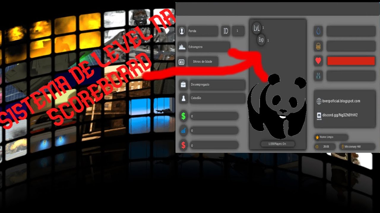 Criando servidor de MTA RP do zero #5 | Como colocar sistema de level e vincular na Scoreboard