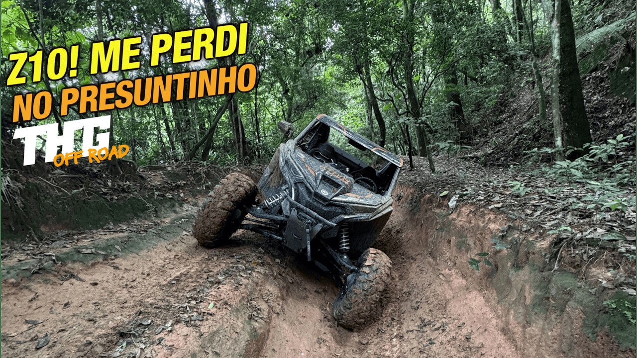 ME PERDI SOZINHO NA TRILHA DO PRESUNTINHO! (Z10 Turbo no Limite da Lama)