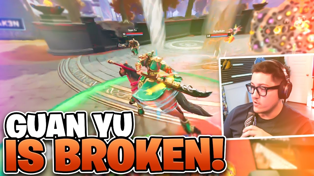 GUAN YU IS COMPLETELY BUSTED IN SMITE 2!