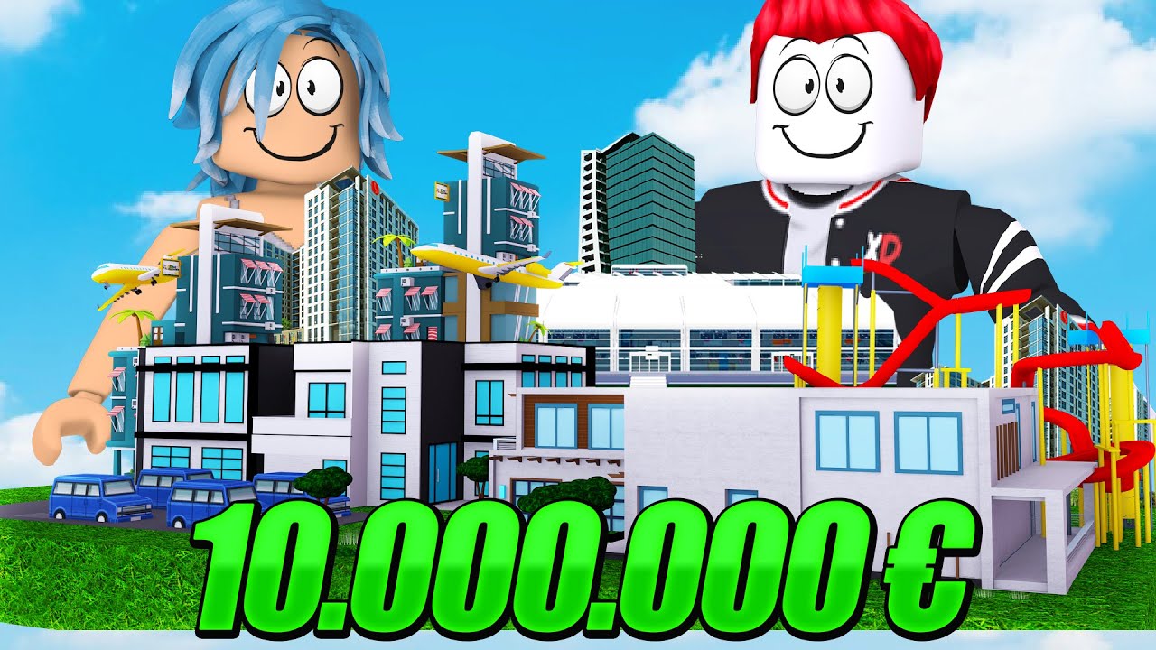 WIR BAUEN eine €10.000.000 LUXUS INSEL! (Roblox)