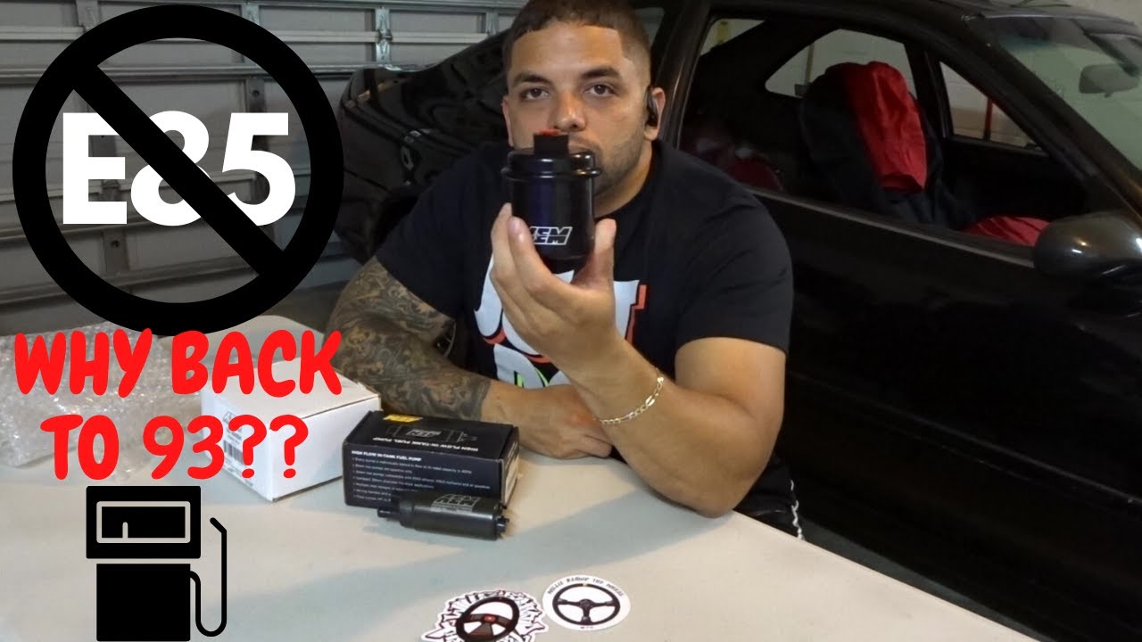 AEM FUEL FILTER AND FUEL PUMP INSTALL | 6+ YEARS INTANK E85 PUMP REVIEW
