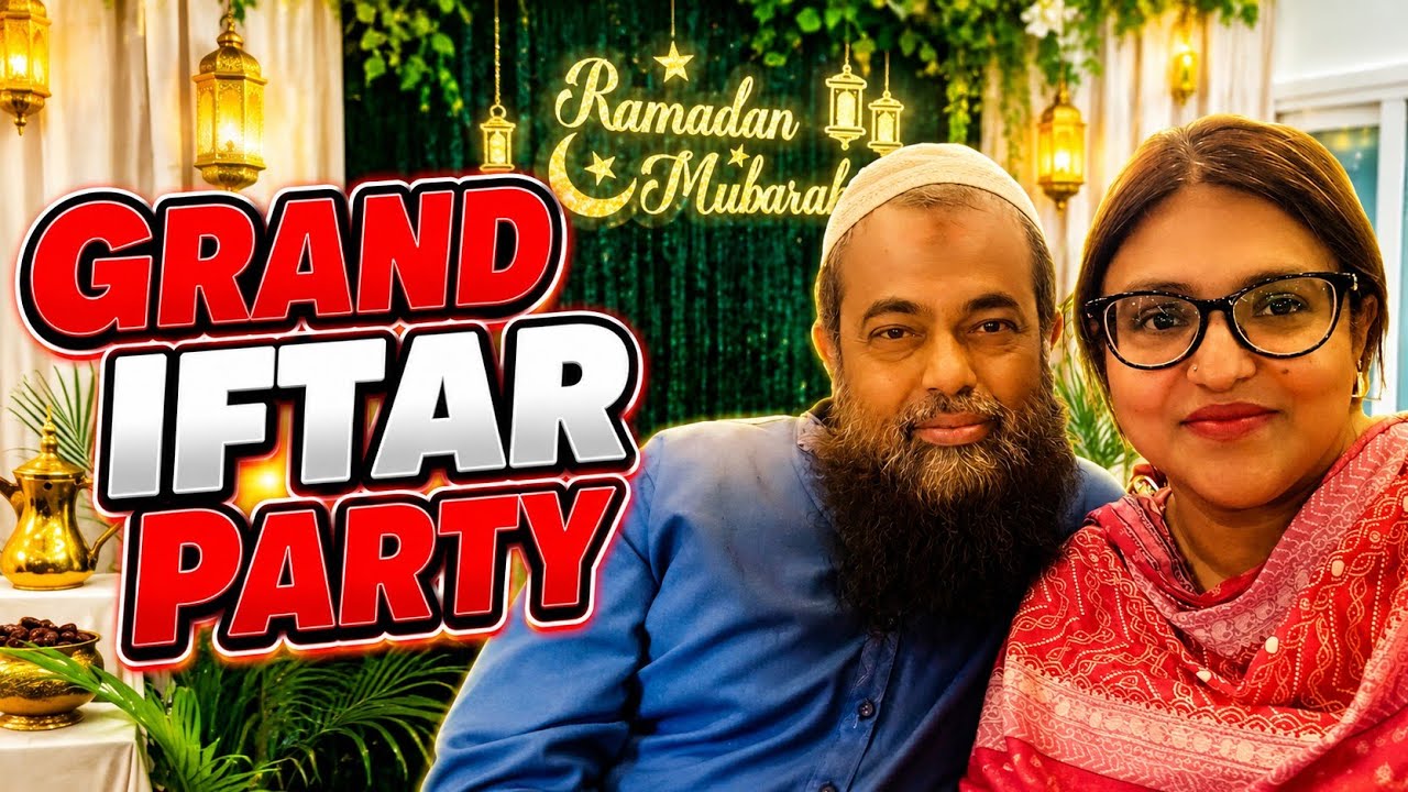 Grand Iftar Party Ammi Papa K Ghar | Biryani Distribute Kari | Muniza Sohail Vlogs