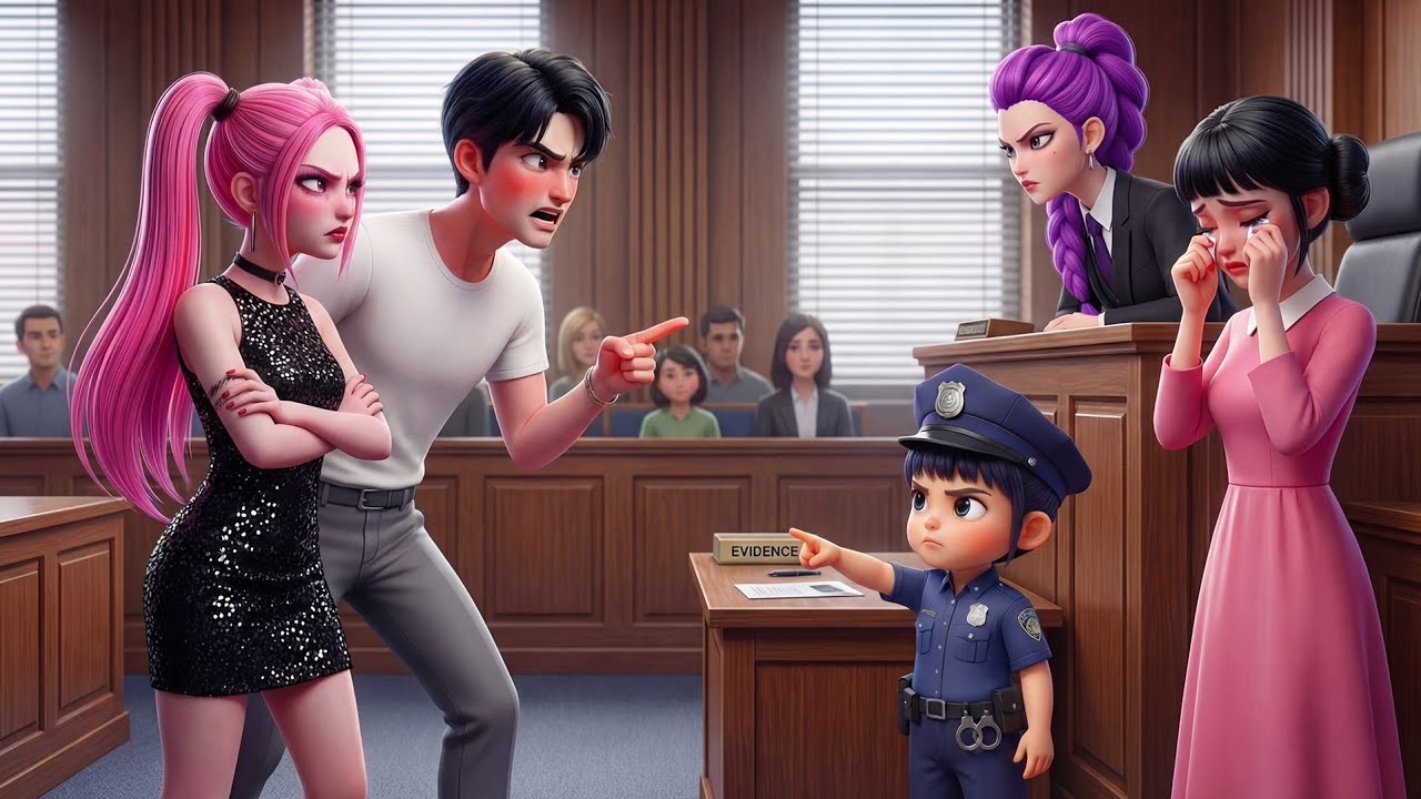 Police Zoey Fights for Justice for Her Mom in Court | Kpop Demon Hunters