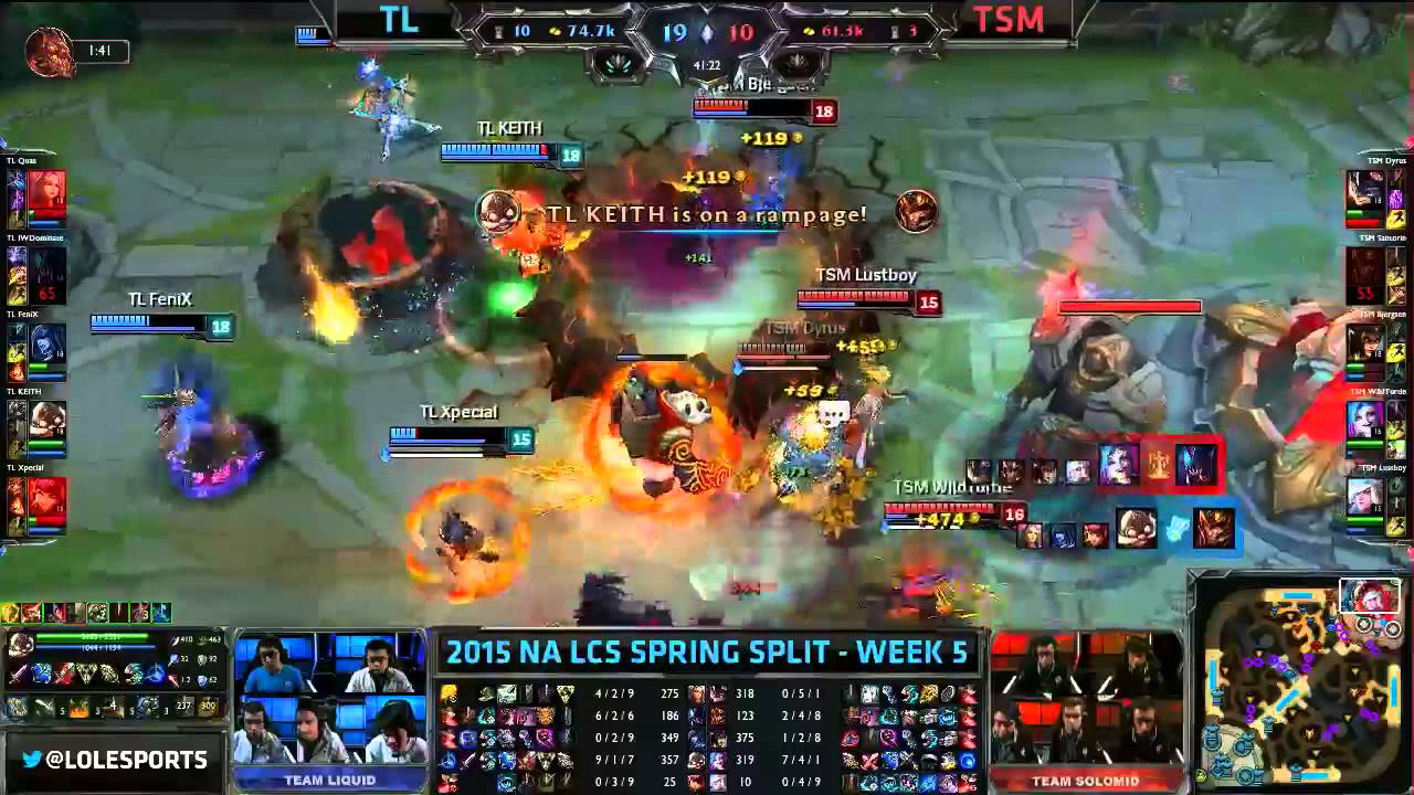 WildTurtle Penta Kill - TSM vs TL