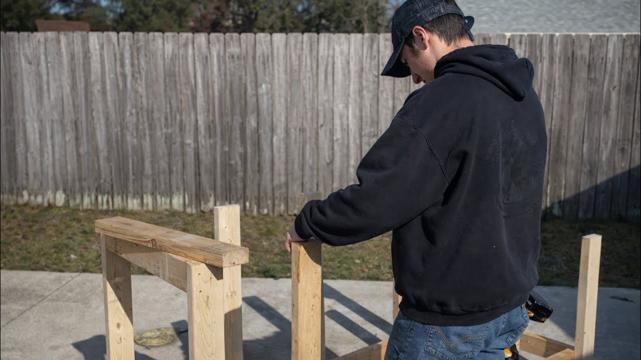 All-in-One Miter & Table Saw Workbench | Garage Makeover— Part One#automobile#tablesawworkbench#diy 
