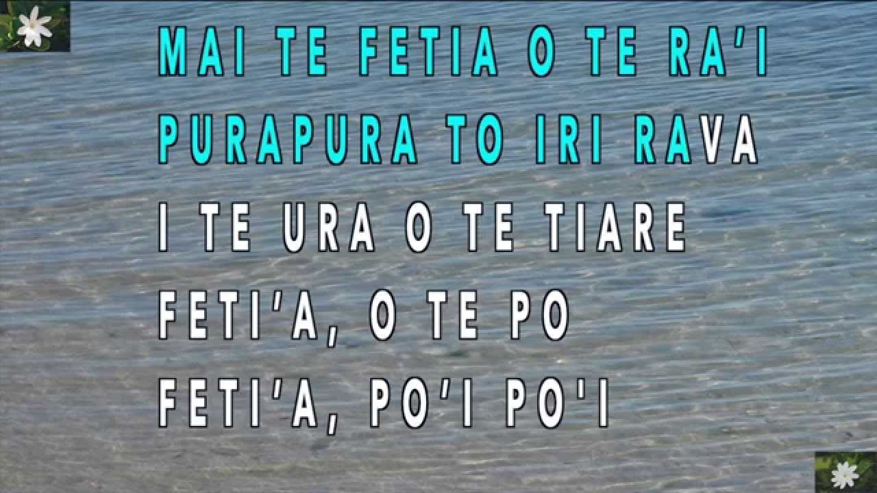 Purotu no te hura - Karaoke version by Manuia-Geek