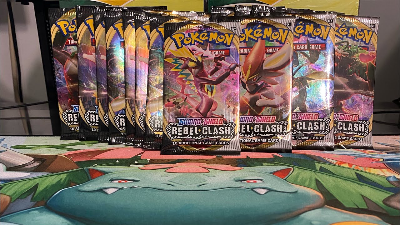 Pokémon Rebel Clash Pack Opening!! Dragapult VMAX!!!