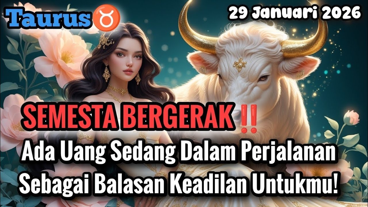 Taurus♉SEMESTA BERGERAK‼️Ada Uang yg Sedang Dalam Perjalanan Sebagai Balasan Keadilan Untukmu! 