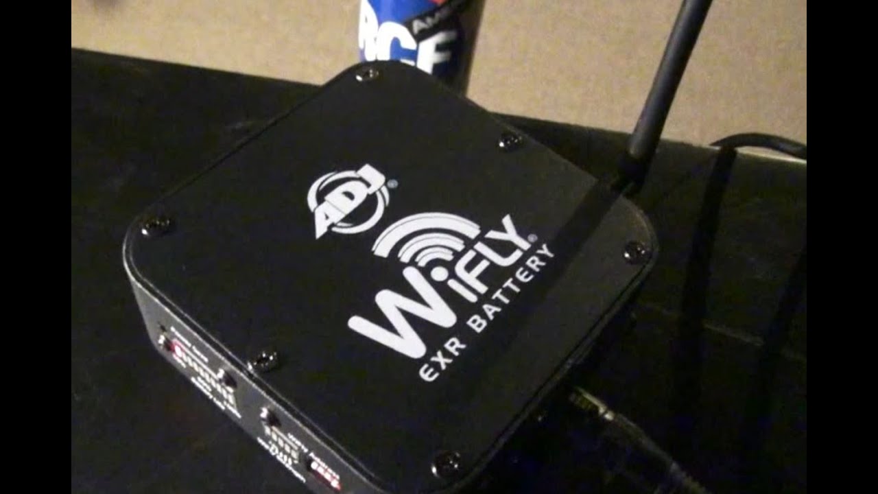 NEW ADJ WiFLY EXR Technology -  Extended Range Wireless DMX