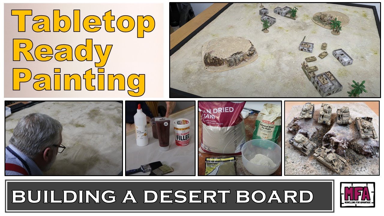 Building a Desert Board - Tabletop Ready Painting