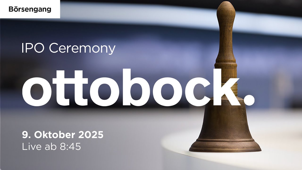 IPO Ceremony von Ottobock