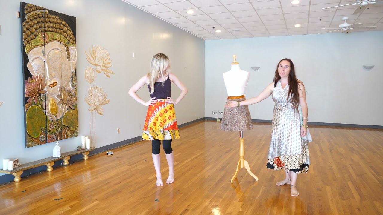 Upcycled Sari Skirt Tutorial- All The Ways You Can Wear Them!