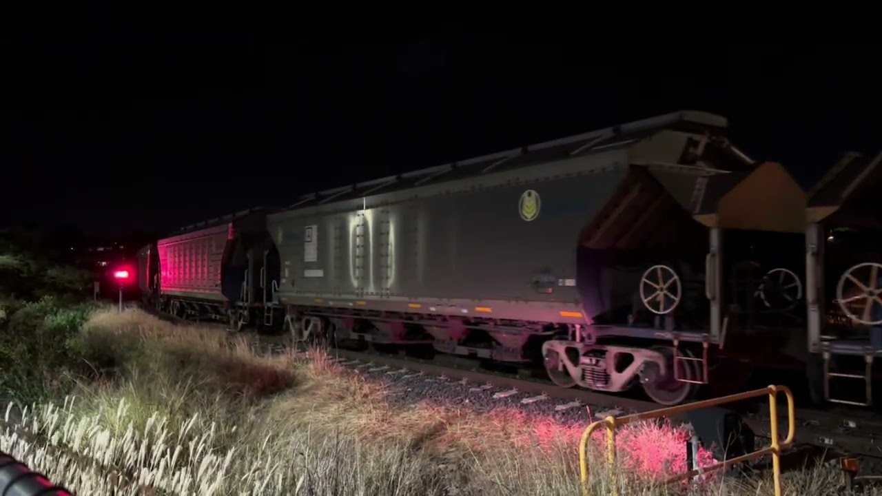 Watco and Aurizon Night Action, Bridge St, Toowooomba