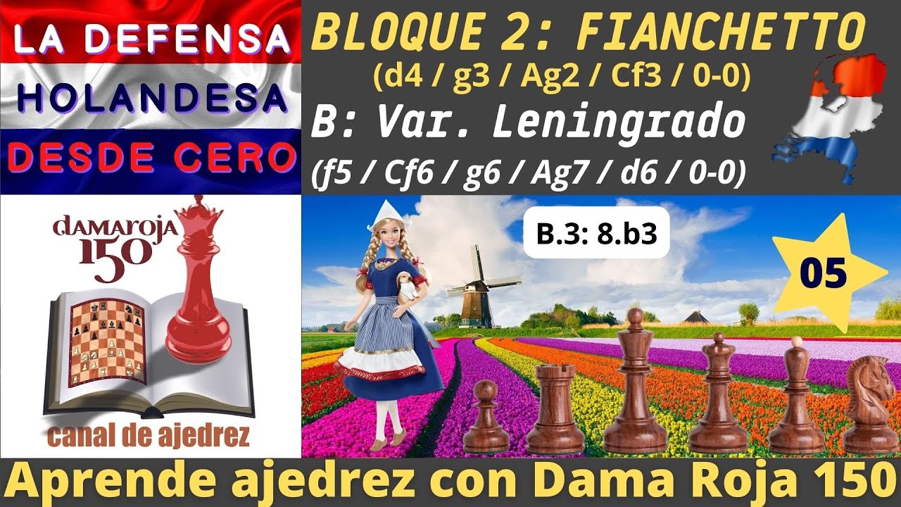 HOL#05 Defensa Holandesa - B: Variante Leningrado (B.3: 8.b3)