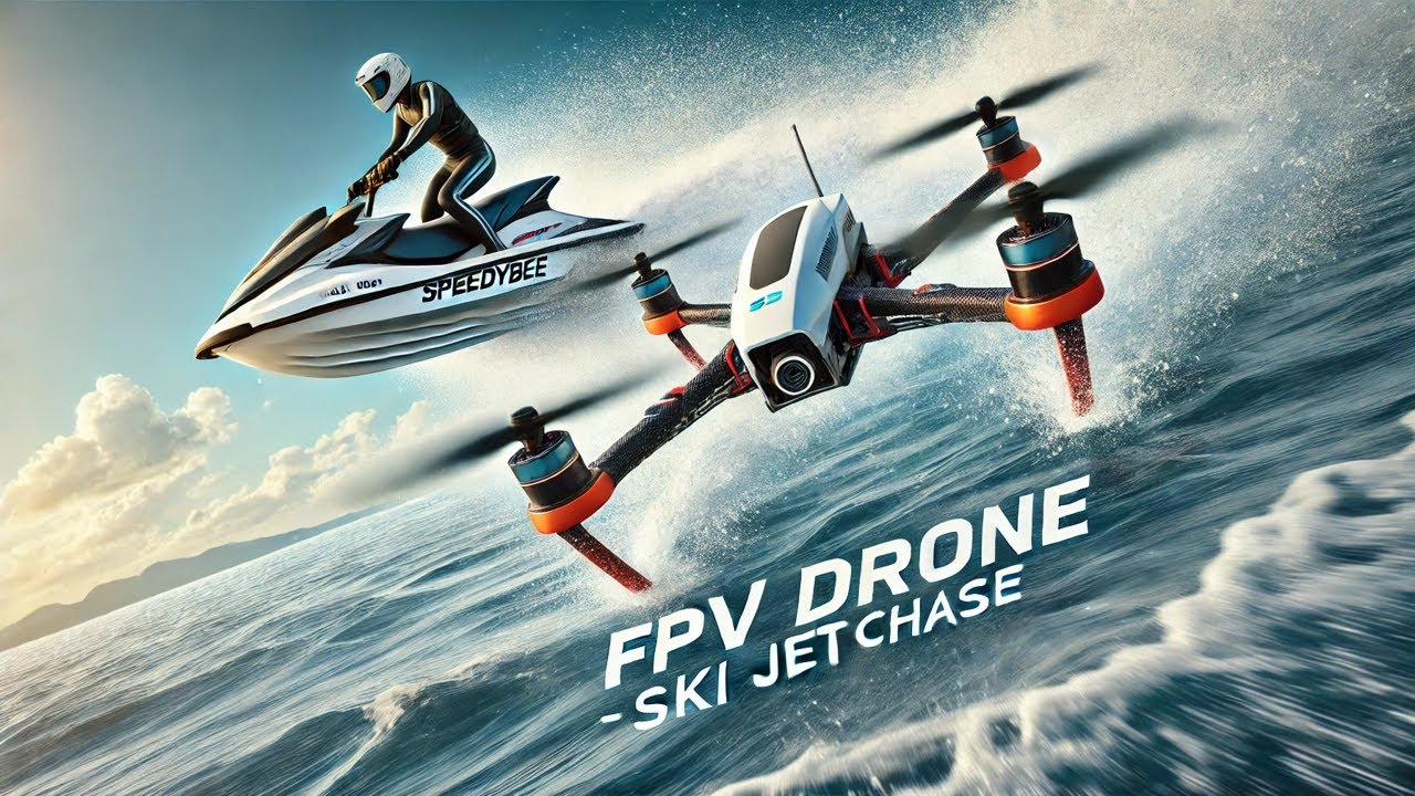 FPV DRONE VS JET SKI - Who's Faster?
