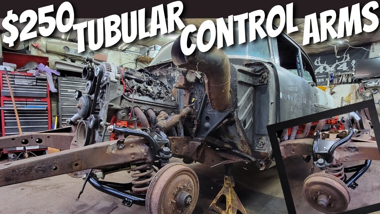 EBAY Muscle Car Tubular Front Suspension - Cheaper Than Rebuilding Stock! 1957 Chevy Black Widow