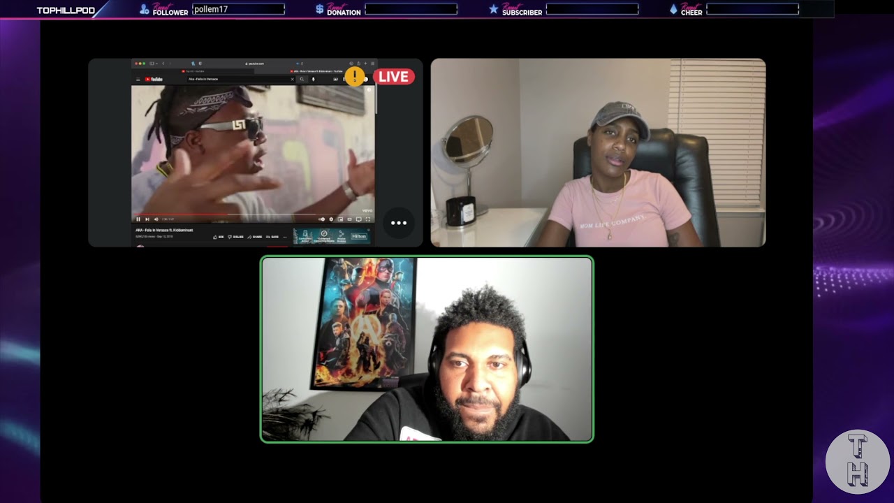 AKA - FELA IN VERSACE FT. KIDDOMINANT (OFFICIAL TOP HILL REACTION VIDEO)