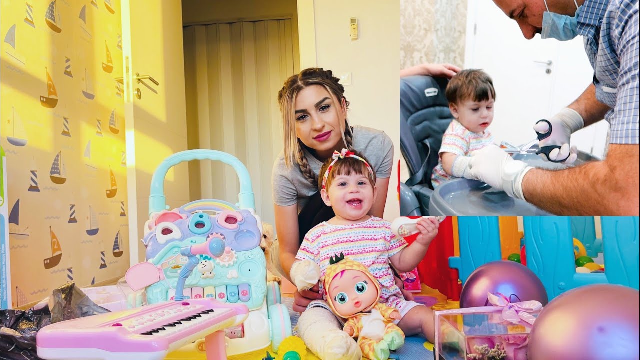 كيف صارت حالة البيبي ميرو بعد الحروق ؟ فتحنا هدايا عيد ميلادها لنفرحها🥺