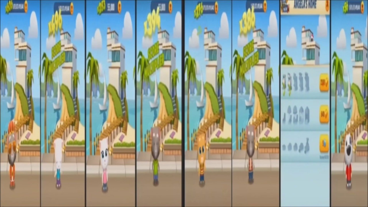 Talking Tom Gold Run Building All Houses The Grand Battle
