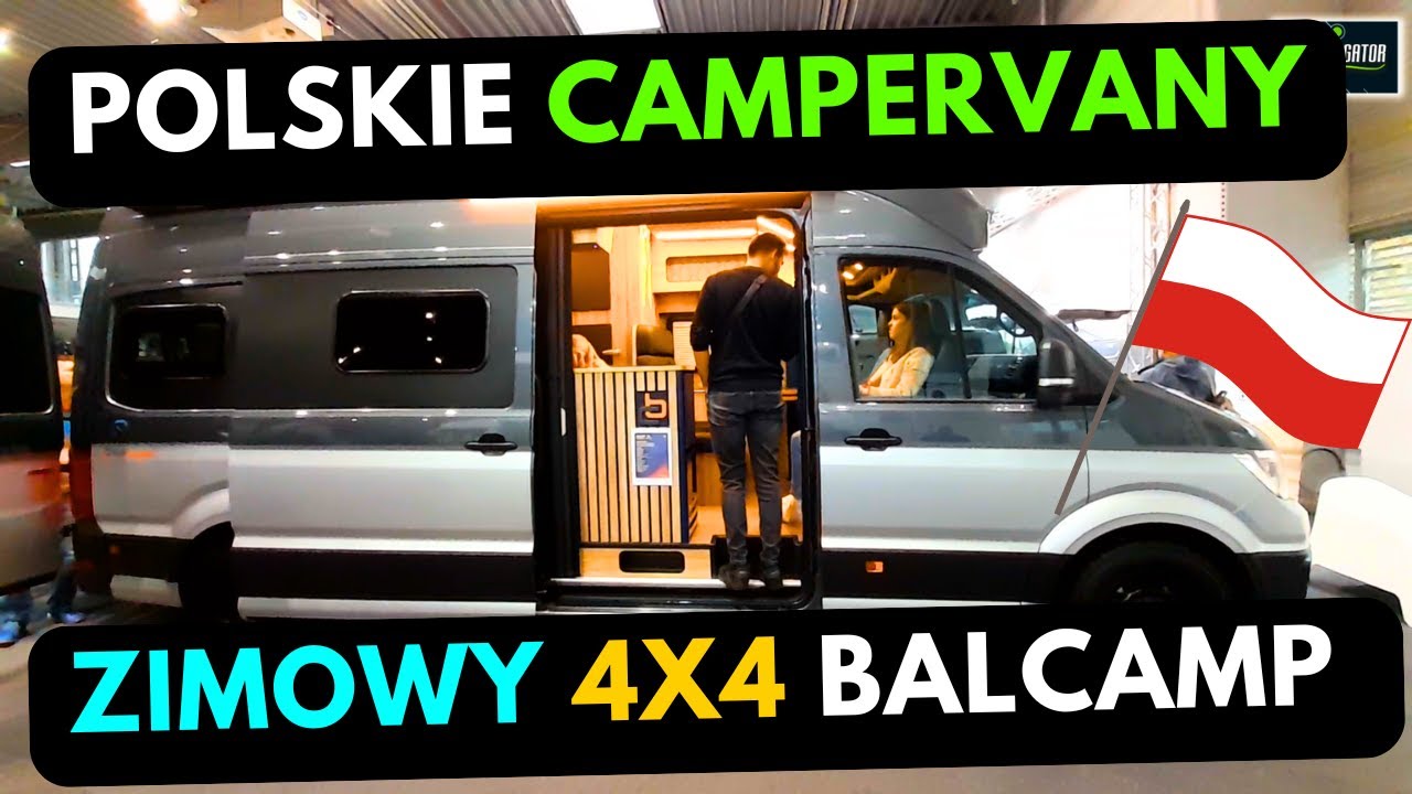 Polski CAMPERVAN  VW CRAFTER 4X4 ZIMOWY BALCAMP.