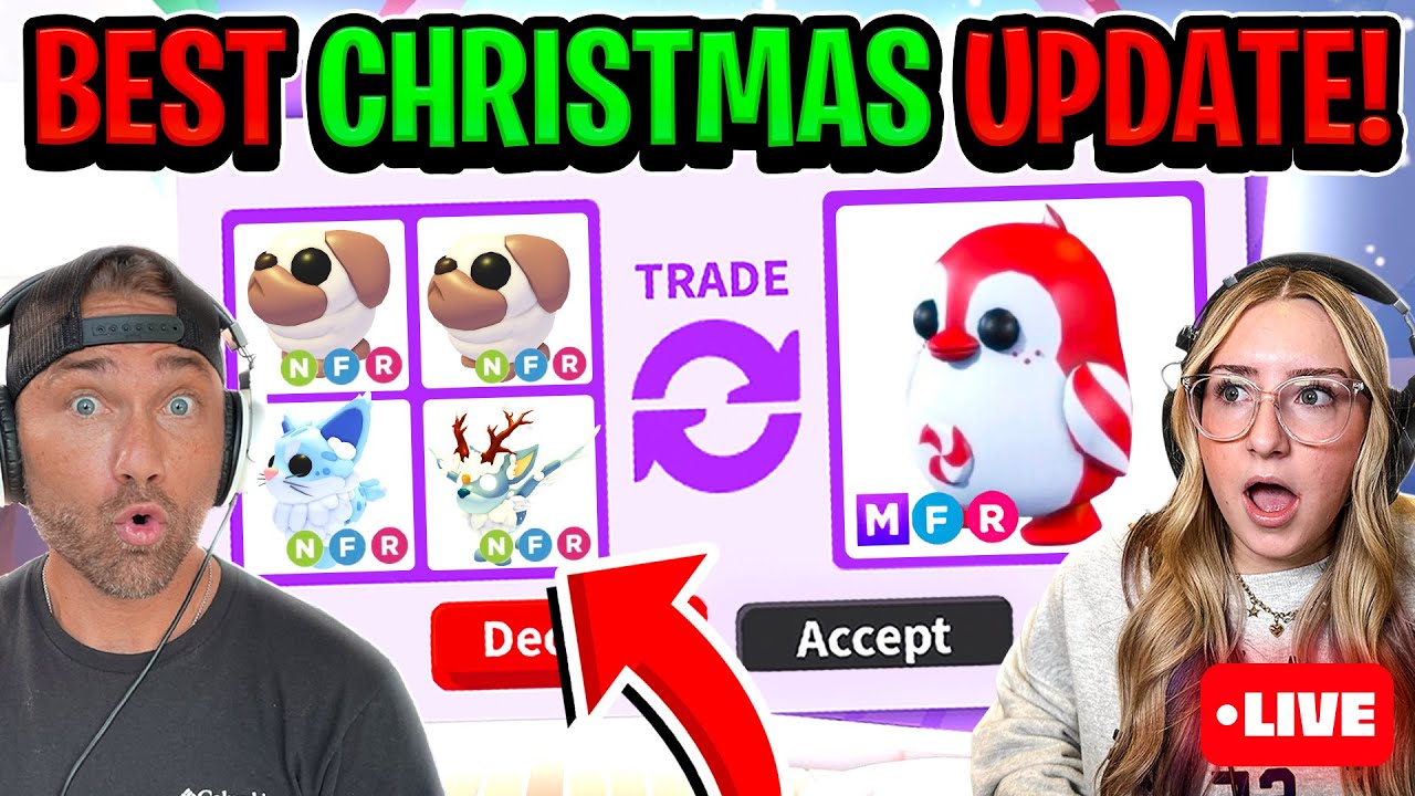 All NEW NEON Christmas Pets in Adopt Me Christmas UPDATE!