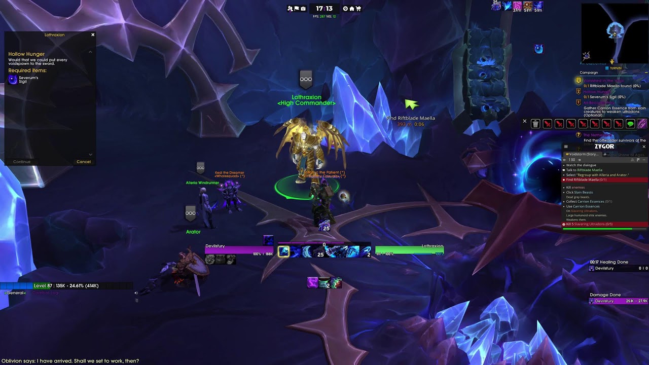 Warcraft Midnight - leveling