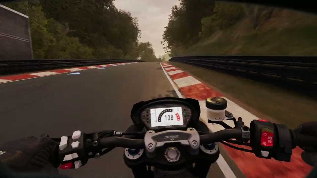 testando speed triple no ride 5