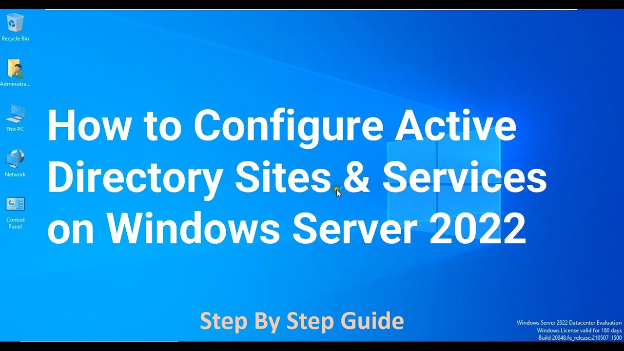 Как настроить сайты и службы Active Directory в Windows Server 2022 !! Пошаговое руководство !!