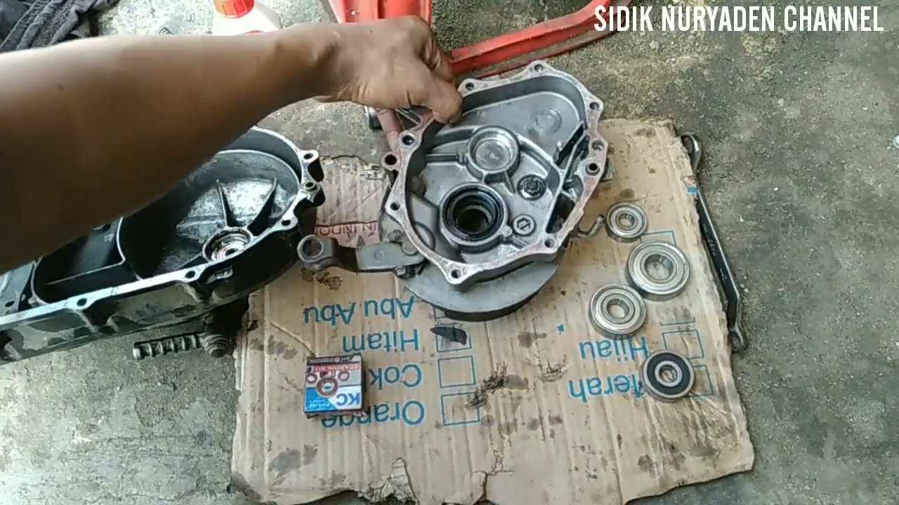 Ukuran/Kode Semua Bearing/Laher Gigi Gardan/ Rasio Dan Blok CVT Honda Beat Karbu. LENGKAP.