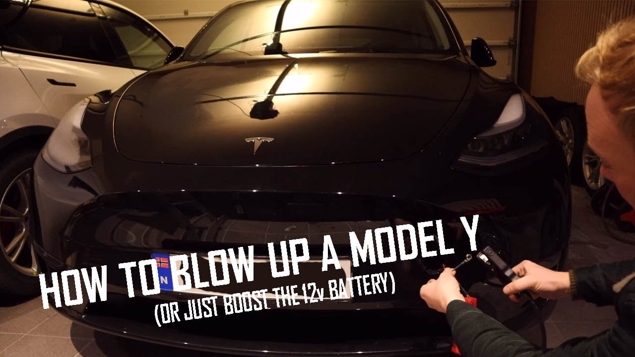 How to jumpstart a DEAD Tesla Model Y, and get taunted by Elon!