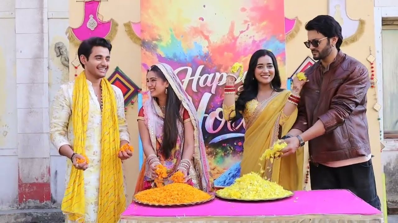 Rimjhim / Today Episode / Holi Special Celebration / Phoolo Ki Holi Sameer and Rimjhim #dangaltv 