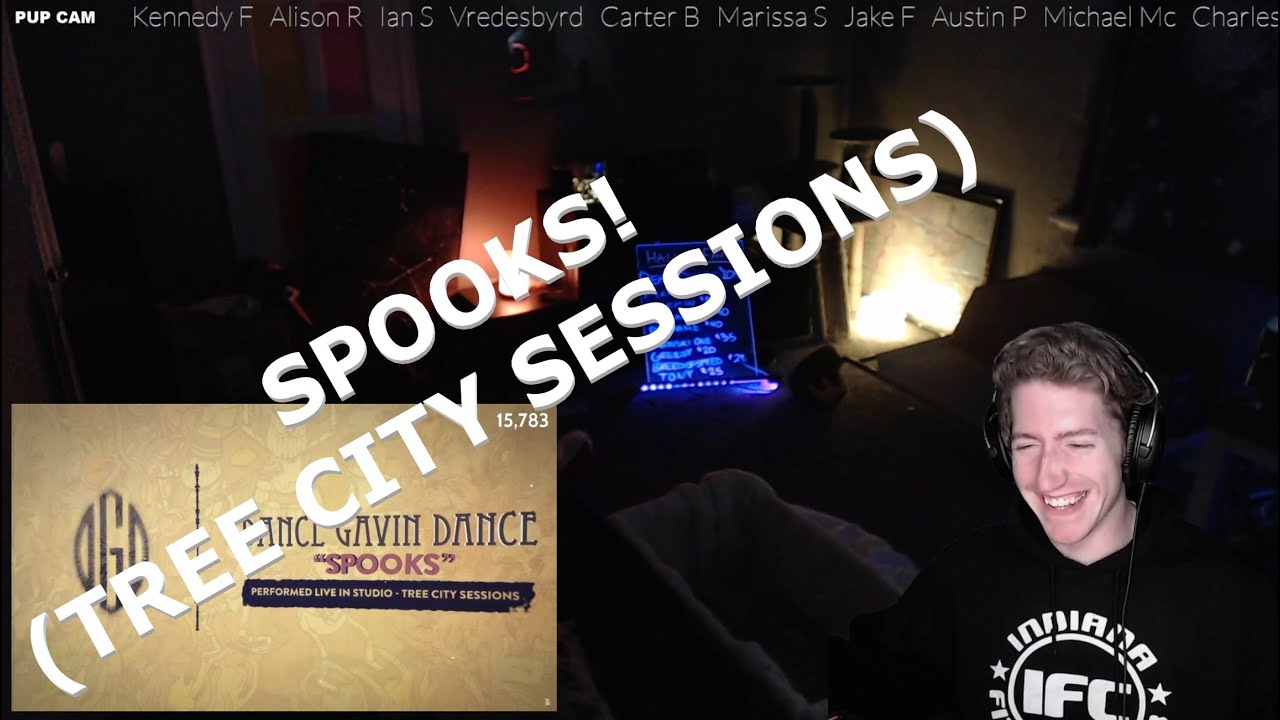 Chris REACTS to Dance Gavin Dance - Spooks (Tree City Sessions)