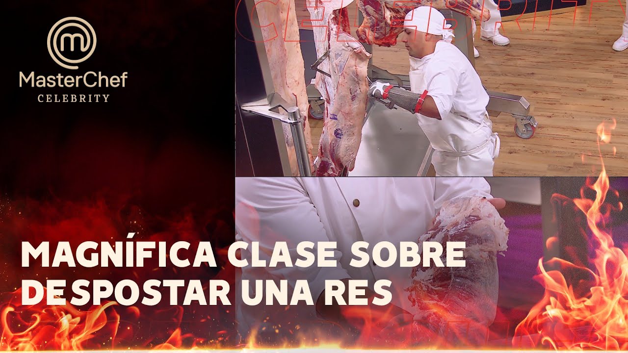 Así se desposta una res: la clase que impactó a todos en Masterchef Celebrity Argentina