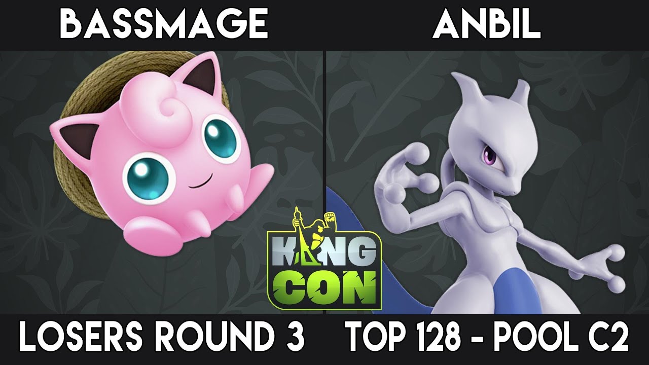 Kingcon: Losers Top 64 - VSM| Bassmage (Jigglypuff) Vs Rotaryon| Anbil (Mewtwo)